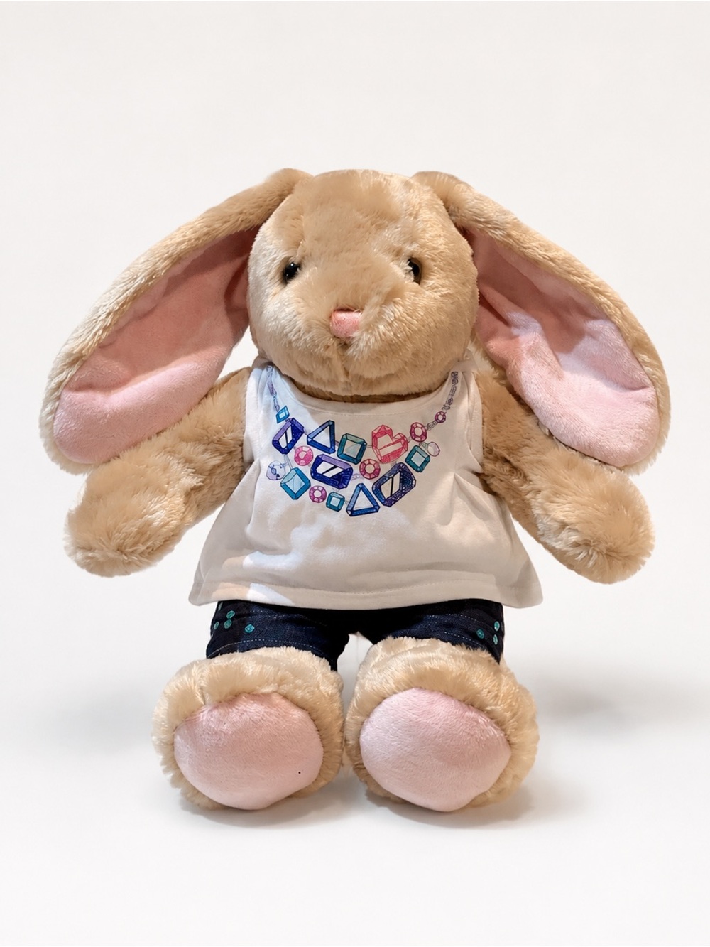 Build-A-Bear Jeweled Tank Top and Shorts, Bunny Plush NOT‎ Included